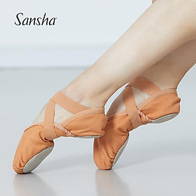 Giày múa ba lê của người lớn Sansha Bền phay Bền phe Lower Cut Danc Color: Pink Shoe Size: 10