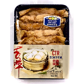 Hủ ky cuốn tôm chiên 280gr/8 miếng (錦繡腐皮卷 Deep fried tofu skin rolls with shrimp)