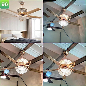 Mua Quạt trần đèn trang trí hiện đại động cơ DC