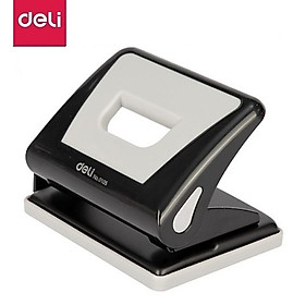 Máy Đục Lỗ 15 Tờ Deli, Xanh Dương, Đỏ, Ghi Xám - 1 Cái E0105