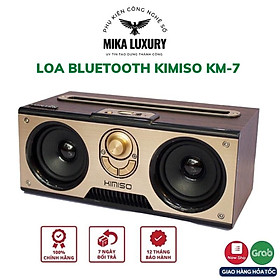 Loa Bluetooth KIMISO KM7 Âm Thanh Cực Hay, Thiết Kế Cực Kỳ Bắt Mắt, Độ Bền Cao, Bảo Hành 12 Tháng