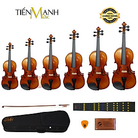 [Gỗ Tấm, Tặng Sticker] Đàn Violin Omebo RV205 Size 4/4, 3/4, 1/2, 1/4, 1/8, 1/10, 1/16 - Vĩ Cầm RV-205 Violon Hàng Chính Hãng - Kèm Móng Gẩy DreamMaker