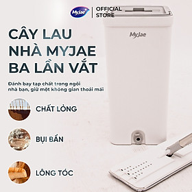 Bộ cây lau nhà tự vắt thông minh 3 thanh vắt sợi microfiber