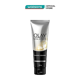 Sữa rửa mặt tạo bọt olay total effects 100 g