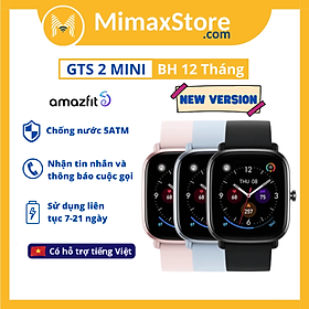 Mua Đồng Hồ Thông Minh Amazfit GTS 2 Mini | Giao Diện Tiếng Việt | Phiên Bản Quốc Tế - Hàng Chính Hãng