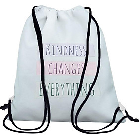 Túi Rút Unisex In Hình Kindness Changes Everything BDHK079