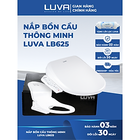 Mua Nắp Bồn Cầu Điện Tử LUVA Bidet LB625 Điều Khiển Cảm Ứng Tiếng Việt  Đổi Lỗi 100 Ngày  Sấy Khô  Chống Nước IPX5  Sấy Vành Ngồi  Chế Độ Rửa Trẻ Em