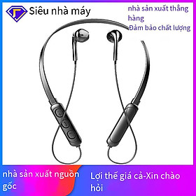 Khuyến mại tai nghe bluetooth treo cổ điện thoại di động tai nghe không dây trong tai thể thao không dây loa siêu trầm tai nghe