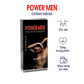 Bao cao su Powermen Dotted 12C