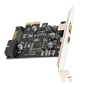 PCI-e To USB3.1  Expansion Card /   To USB 2.4A Fast 19PIN