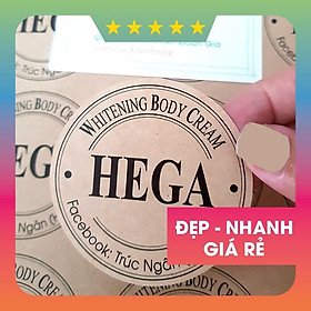 Mua in tem nhãn giấy kraft - da bò - rẻ đẹp