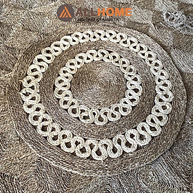 Mua Thảm Cói Hình Tròn Trải Sàn Trang Trí Nhà Cửa Chụp Ảnh Cực Xinh Nhiều Kích Thước