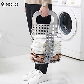 Mua Bộ Sọt Giỏ Đựng Quần Áo Vật Dụng Treo Tường Chất Liệu Nhựa PP Có Thể Gấp Gọn Tiện Dụng