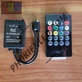 Mua Bộ Điều Khiển Led nháy theo nhạc RGB 5050 MUSIC IR chuyên dùng cho dây led RGB