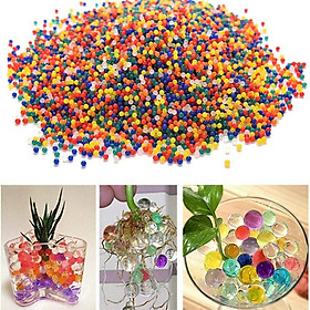 Gói 50gr hạt nở nhiều màu sắc trang trí Slime, lọ hoa
