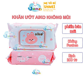 Khăn Ướt Cho Bé AIKO 100 Tờ Không Mùi