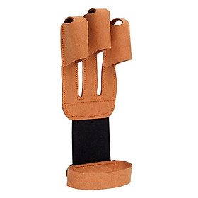 Adjustable Wrist Archery 3 Finger  Protector Compound Recurve Bow Accessory