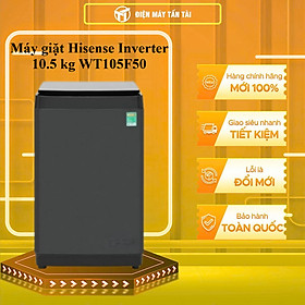 WT105F50 - Máy giặt Hisense Inverter 10.5 kg WT105F50 - HÀNG CHÍNH HÃNG - GIAO HCM