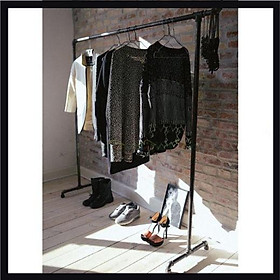 Giá treo quần áo, Kệ ống sắt treo đồ gắng tường trang trí shop thời trang quán cafe