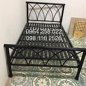 Giường lưới đen ngang 1m dài 2m Freeship tphcm.