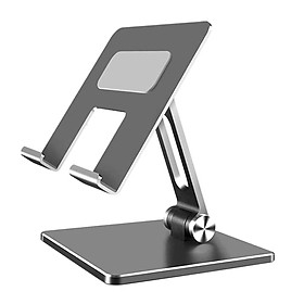 Tablet/Phone Stand, Adjustable & Foldable Desktop Holder Cradle Dock for Video Recording