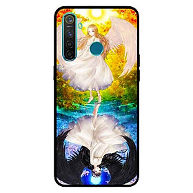 Ốp lưng in cho realme 5 mẫu thiên thần ác quỷ - hàng chính hãng