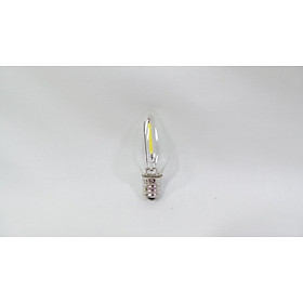 Bóng đèn led Edison giả sợt đốt trái ớt, cà na 1w, đuôi E12 trong as vàng,