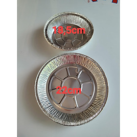 Mua Set 30 khay giấy bạc lót nồi chiên size 22cm