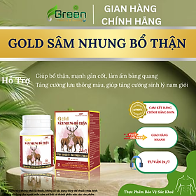 GOLD SÂM NHUNG BỔ THẬN H 30 viên