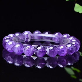 Vòng Tay Đá Thạch Anh Tím Tự Nhiên 10mm
