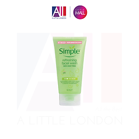 Sữa rửa mặt Simple Kind To Skin Refreshing Facial Wash Gel - 50ml