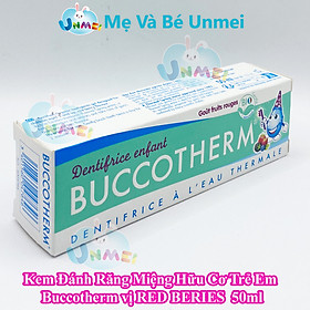 Kem đánh răng hữu cơ trẻ em vị trái cây Buccotherm (dành cho bé từ 3 tuổi) - 50ml