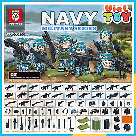 Combo 6 nhân vật Hải quân TBS Sea Dragon - 7006