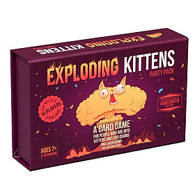Funny Card Game Exploding Kittens Party Pack Strategic Board Game for Family Friends