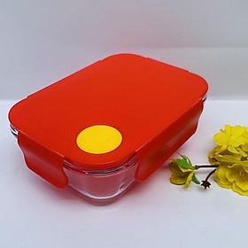 Mua Thố thủy tinh chữ nhật 640ml nắp gài chắc chắn