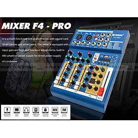Mua Bàn trộn Mixer Yamaha F4 Pro - Tích hợp vang số 16 chế độ vang - Tích hợp soundcard livestream