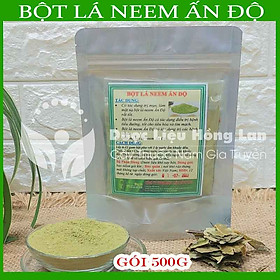Bột lá Neem Ấn Độ 500g sấy lạnh 100% nguyên chất hữu cơ sấy lạnh, xay mịn - Dùng uống hoặc đắp mặt nạ