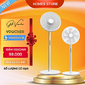Quạt Tích Điện, Quạt Đứng Thông Minh XIAOMI Smartmi Gen 3 Pro/ Smartmi Gen 2S/ Smartmi Gen 2 Lite Tốc Độ Gió Quạt Siêu Êm, Kết Nối App Mihome - Hàng Chính Hãng
