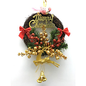 Mua Vòng hoa Giáng Sinh đẹp đường kính 20cm - vòng nguyệt quế