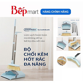 Mua Bộ chổi kèm hốt rác đa năng LocknLock Sweepy ETM976 - thép không gỉ  dễ tháo rời - Hàng chính hãng