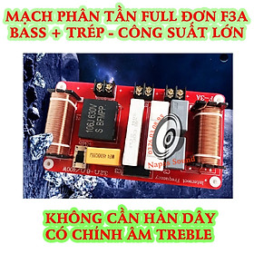 Mua MẠCH PHÂN TẦN LOA 2 ĐƯỜNG TIẾNG F3A - CHO CÁC BASS CÔN 76 100 - GIÁ 1 MẠCH - MẠCH PHÂN TẦN 2 ĐƯỜNG TIẾNG