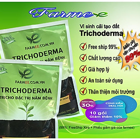 Vi sinh cải tạo đất Trichoderma farmee 10 kg, Ủ phân hữu cơ, phòng trừ nấm bệnh