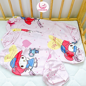 Vỏ áo gối ôm cho bé Katina House 70-90cm, vải tencel mềm mát họa tiết ngộ nghĩnh đáng yêu