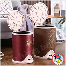 Thùng rác nhựa hoa văn 2 cỡ mẫu mới nhất cực bền sang trọng hàng nhập cao cấp
