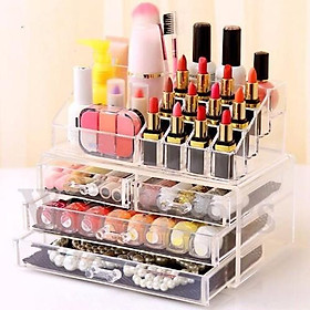 Mua Kệ Mỹ Phẩm Mica 4 Ngăn Có Ngăn Kéo Tiện Lợi