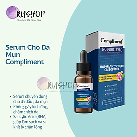 Serum Kem dưỡng Compliment No problem AHA-BHA-PHA phục hồi, tái tạo da dầu mụn