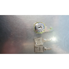 1 Bộ Ổ Khoá Cửa Tủ, Ngăn Bàn Dài 20mm Kèm 2 Chìa Khóa