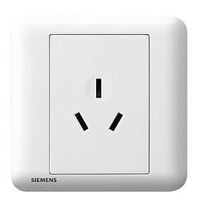 Siemens (SIEMENS) switch socket Haorui 16A three holes with open socket air conditioning water heater socket jade glaze white