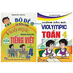 Sách - Combo Bộ Đề Luyện Thi Violympic Trạng Nguyên Tiếng Việt Trên Internet Lớp 4 + Hướng Dẫn Giải Violympic Toán 4