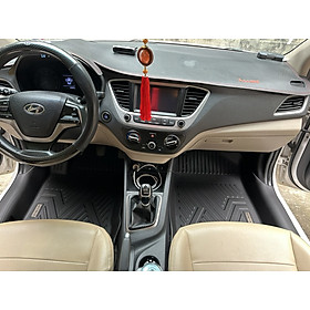 Thảm lát sàn full viền cho xe Hyundai Accent 2017 - đến nay thương hiệu DCSMat, chất liệu TPE cao cấp